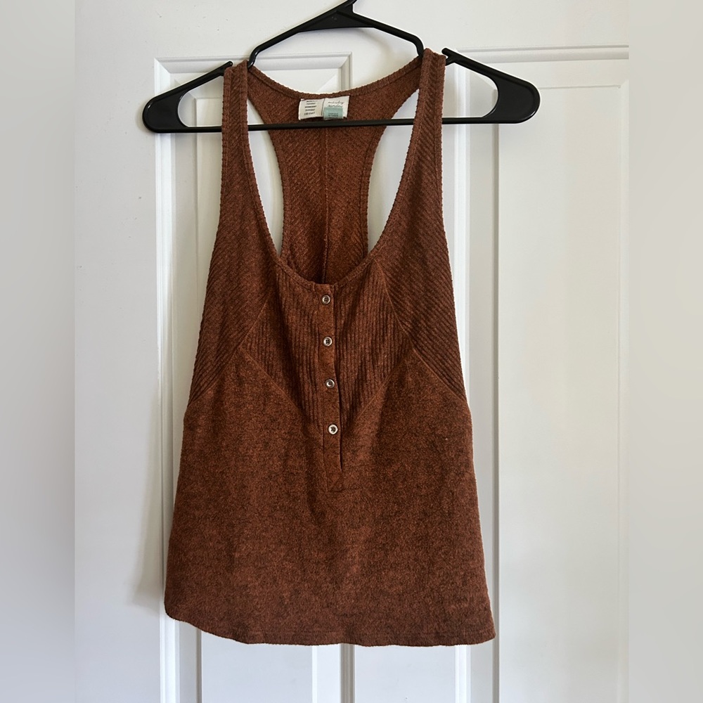 ANTHROPOLOGIE | Saturday/Sunday Ribbed Racerback Sweater Tank